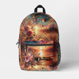 viagem no estilo Eu sou abençoada mochila