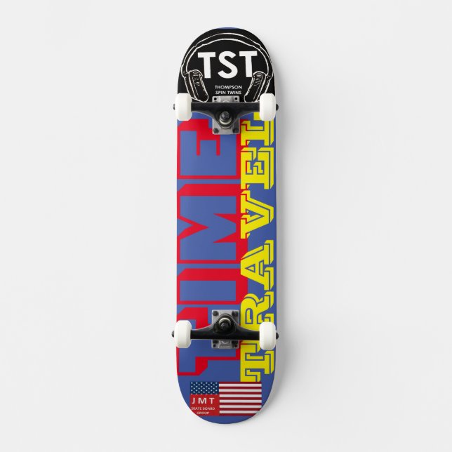 VIAGEM NO TEMPO OFICIAL JMT Skateboard (Frente)
