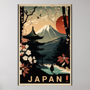 Viagem para o Poster do Japão