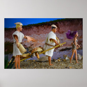 Viagem para os bancos de caça. poster