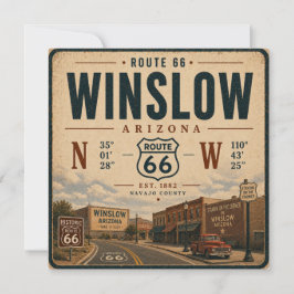 Viagem pela Estrada Americana Antiga de Winslow