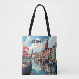 Viagem Tote Bag Amsterdã