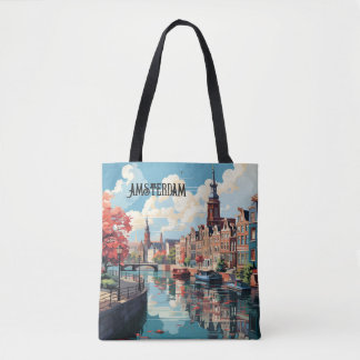 Viagem Tote Bag Amsterdã