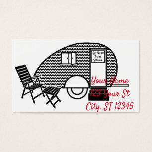 Viagem Trailer clássico Tiny Caravan Thunder_Cove