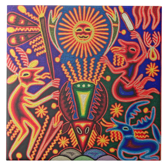 Viagem tribal maia mexicano de Boho da arte de (Frente)