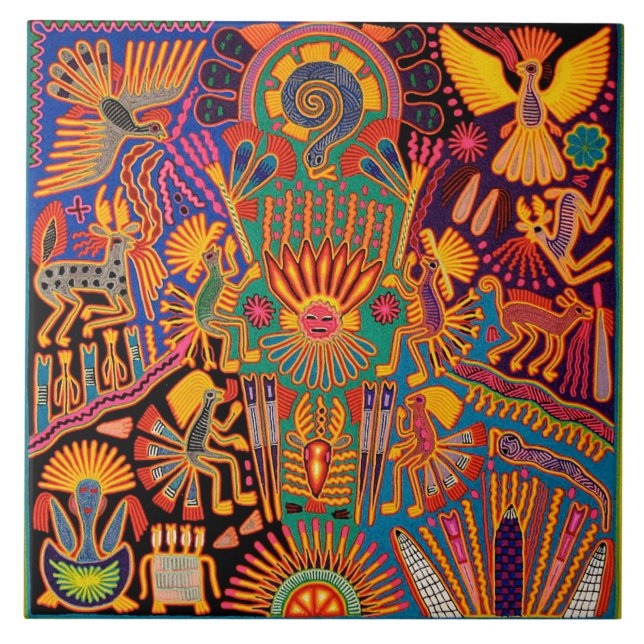 Viagem tribal maia mexicano de Boho da arte de (Frente)