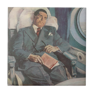 Viagens de Negócios Antigas, Lendo no Avião