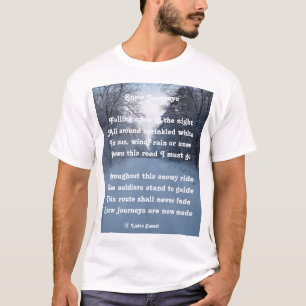 Viagens De Neve De Poema De Camisa Por Ladee Basse