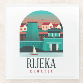 Viagens vintage Clássica de Rijeka Croácia