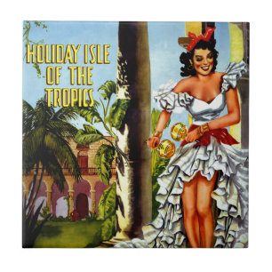 Viagens vintage de Dançarino Cubano