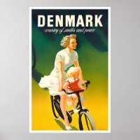 Viagens vintage de Poster na Dinamarca