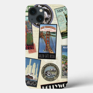 Viagens vintage moderna EUA