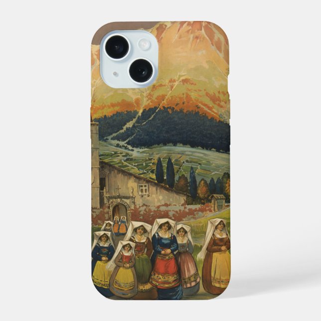 Viagens vintage Para Abruzzo, Itália. (Verso)