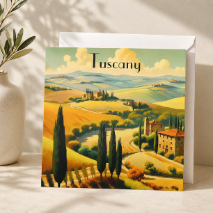 Viagens vintage Poster da Toscana-