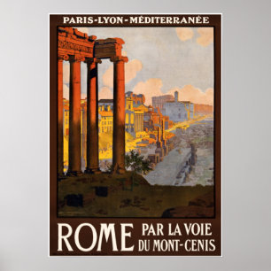 Viagens vintage Roma Poster