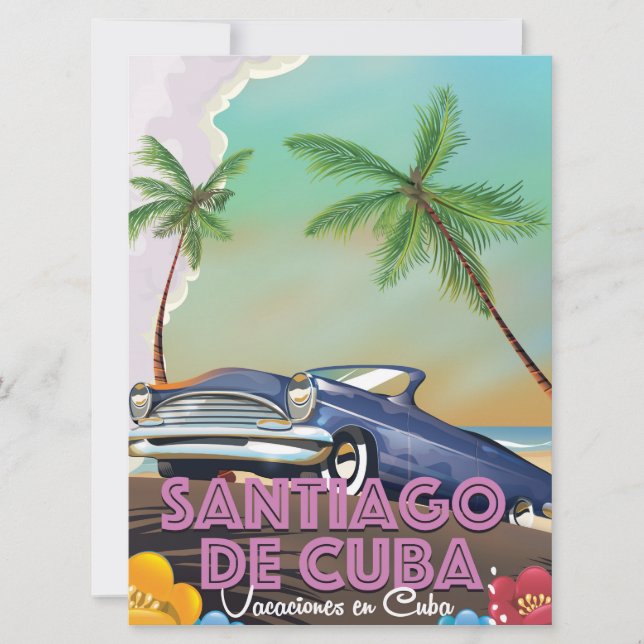Viagens vintage Santiago de Cuba (Frente)