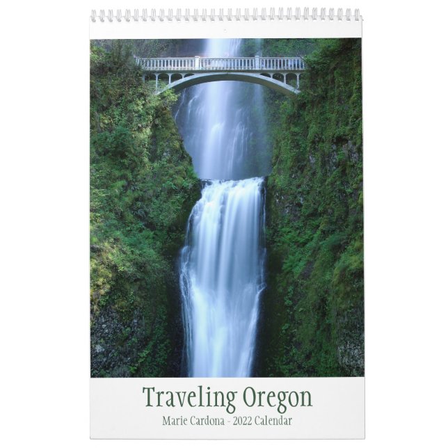 Viajando em Oregon - Calendário Marie Cardona (Capa)