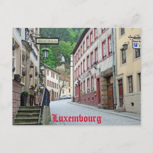 Vianden, rua do Luxemburgo Cartão postal
