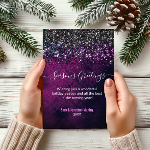 Vias de relva roxa no ano novo