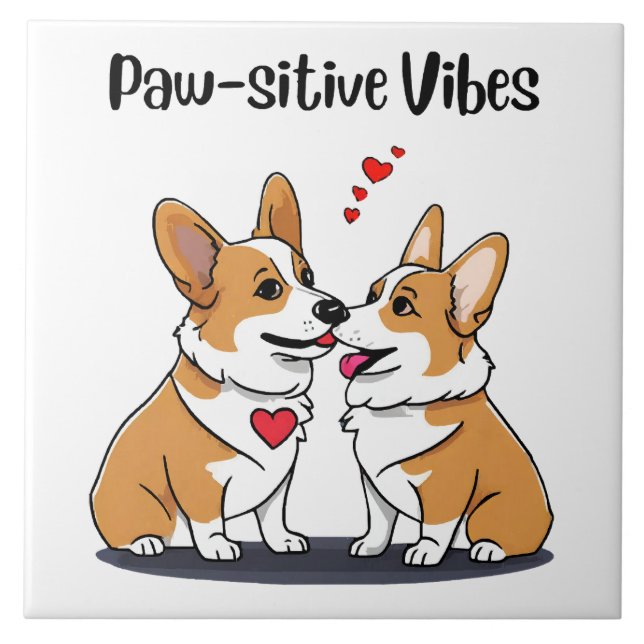 Vibes Corgis no Amor (Frente)