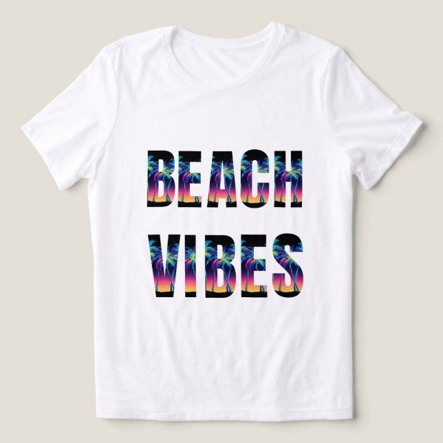 Vibes de praia feminina (Design frontal)