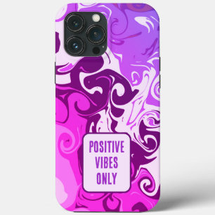 Vibes Positivas Apenas Na moda Abstrato Roxo