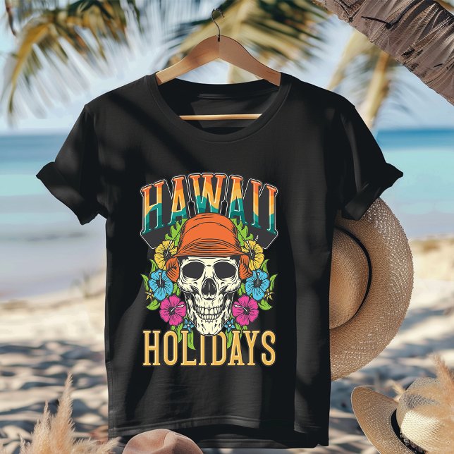 Vibes Tropicais do Paraíso - Camiseta T Feriados d (Criador carregado)