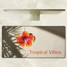 Vibes tropicais Hibiscus em areia personalizável