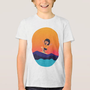 Víblias de Surf sunset - Estilo de Cartoon Bonito