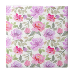 Vibração Fresca de Primavera: Design Floral Rosa e