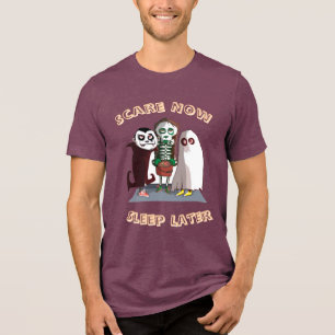Vibrações Assustadoras – Camiseta Masculina de Des