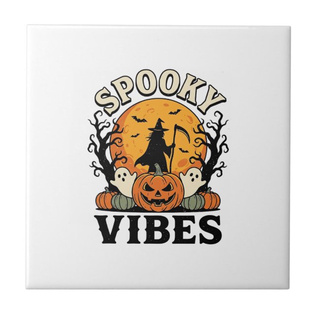 Vibrações Assustadoras de Fantasma de Halloween Ab (Frente)