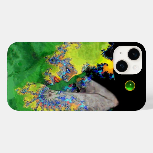 VIBRAÇÕES DA MULHER Fractal Verde (Verso (horizontal))