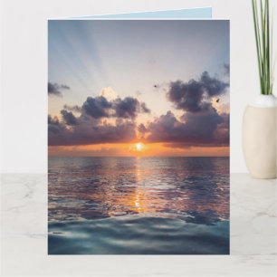 VIBRAÇÕES DE CURA cartão de Miami Sunset BIG