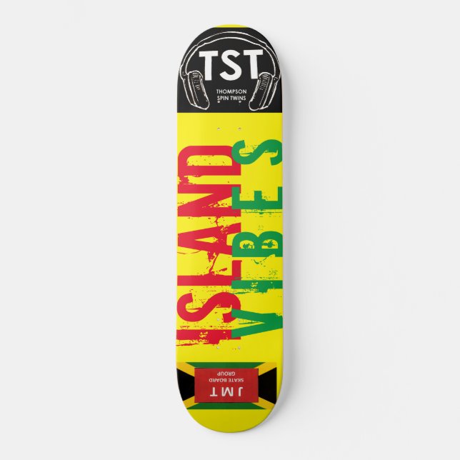 VIBRAÇÕES DE ILHA Skateboard (Frente)