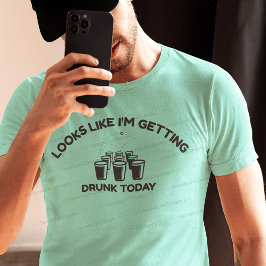 Vibrações do Beer Pong | Ficar Bêbado Hoje Camiset