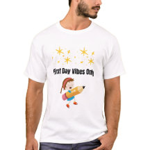 Vibrações do Primeiro Dia | Camiseta de Volta à Es