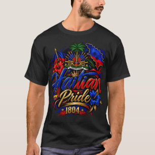 Vibrações Haitianas Orgulho Haitiano Camiseta 18