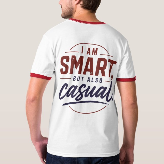 Vibrações Inteligentes e Casuais | Camiseta de Cit (Parte Traseira Completa)