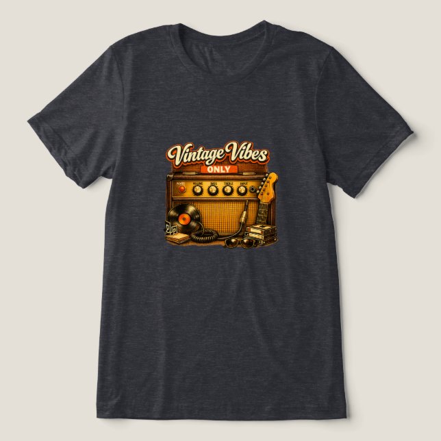 Vibrações Vintage Apenas (Design frontal)