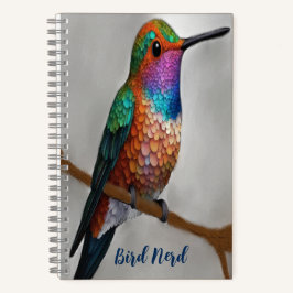 Vibrant Allen’s Hummingbird Painting