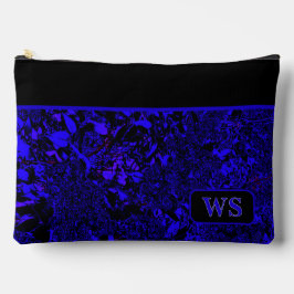 Vibrant Blue Cosmetic Pouch