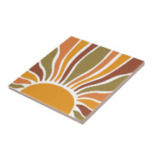 Vibrant Boho Terracotta Dourado Sun