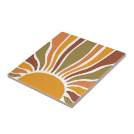 Vibrant Boho Terracotta Dourado Sun
