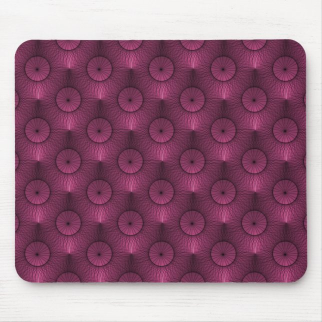 Vibrant Burgundy Ultramodern Chic Mousepad (Frente)
