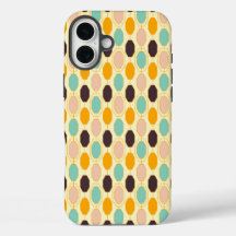Vibrant geometric pattern with rows of octagonal s
