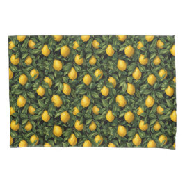 Vibrant Lemon Citrus Tree Pattern