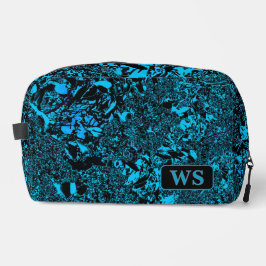 Vibrant Light Blue  Monogram Toiletry Bag