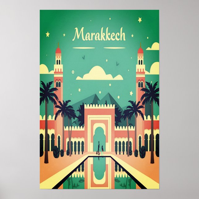 Vibrant Marrakech: Poster de Wall Art (Frente)