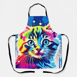 Vibrant Neon Gatinho Art